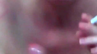 Close up Smoking Blowjob