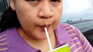 sexy step sister went to meet friend