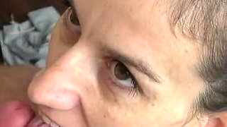 Stepmom loves blowjob and massage from stepson