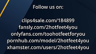 Amateur MILF Shows Off New Shoes & Nylons For Intense Footjob Cumshot