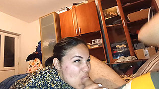 AncaLuxe - sucking dick in the throat and swallowing