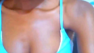 Ebony with Creamy Wet Hair Pussy