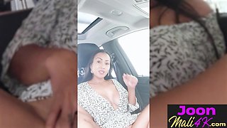 Big tits Asian streamer masturbated