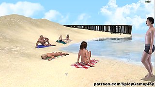 Adventures Of Willy D Wife Cheats Her Husband With Their Neighbor On The Beach Ep 28