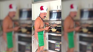 Chef Antonio Fucks Busty BBW in Kitchen - Hairy Creampie & Ass Licking