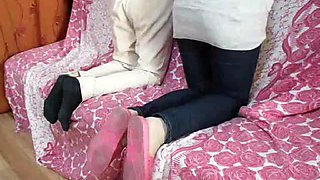 The secrets of the two sisters were found spanked