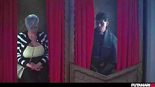 Tanya Virago Dominates Emilio Mazote with Futanari Big Tits