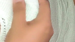 Hot Latina MILF Interrupts Me and Milks Two Loads with Her Hand and Pussy Before Pool Time