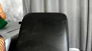 Small titted brunette teen fingering on the bed