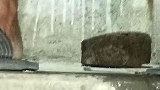 Indian Style Pee in Pussy Hole