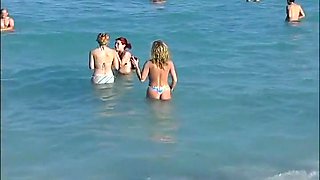 Naked & Bikini Beautiful Beach Babes