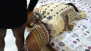 Nandita Stepaunty Without Pajamas and Rough Fuck While Resting on A Bed