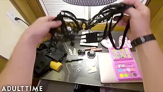 Stepsister Whitney Blowjob Stepson - POV!