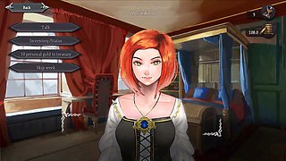 Big boobs and a curvy caboose in a steamy manga porn group scene