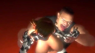 Anime Milk Girl Has Anal While Holding up Victory Signs