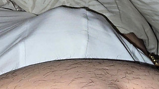 Step mom pulled out blanket and slip hand under step son panties