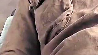 Desi Handjob in the Bus Part 2