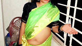 Naughty Desi bhabhi cheats with her fiance in the bedroom for a steamy New Year's celebration! Hottest scenes with explicit Bengali audio.