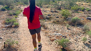 Ebony Couple Hiking Fresh Air and Pornstars