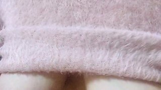 Big Boobed Blonde Masturbates With A Dildo In The Bathroom