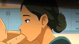 Desi Hentai Episode 2: Tharki Malik Hardcore Fucks His Indian Maid in Kitchen - Anime Cartoon Porn XXX