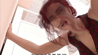 Redhead Abapux gets thoroughly wrecked in the bathroom