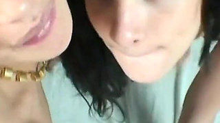 Two hot girlfriends are surprised by a craving cock