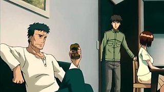 LustyKitty Swinging with Two Busty Asian Women in Rough Hentai Fuck