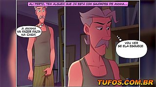 Mexican Porno Comic: A Torrid Welcome to the Fresh Guest Julinha - Official Portuguese Manga porn