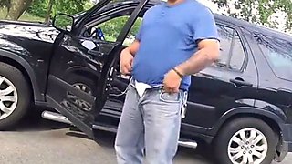 Sucked by a Bear Outdoors