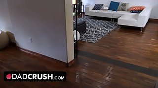 Dadcrush - naughty daughter-in-law gives me a lap dance before i push my dick deep in her wet teen cunt