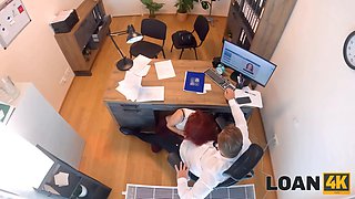 Loan4k. gorgeous and young escort sirena milaNo Seduced a loan chief and screwed on the table