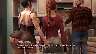 MILF Breeder - Cheating Big Tits Teacher Wants My Massive Futa Cock While Her Husband Stands Behind Us