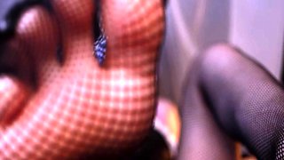 Blonde tight pussy babe solo toy fun in glamour masturbation