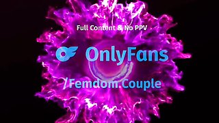 Leather Hotwife Punishes Cuck Husband with Bullwhip & Cane - Hard Femdom Spanking & Chastity Humiliation