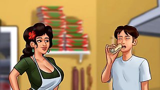 Biggest boobs, summertime saga, summertime