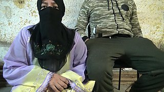 American Soldier Fucks Muslim Wife and Cums Inside Her Pussy