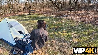 Vip4k. innocent dark haired Vanessa Alessia is losing her virginity