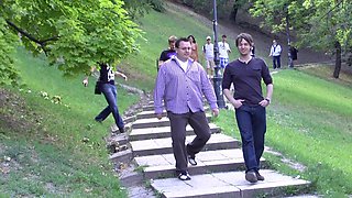 Big boobs amateur teen outdoor public fuck