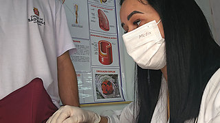 Student Is Seen by the University Nurse
