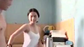 Nice Pinay Smashed In Kitchen When Palace Empty
