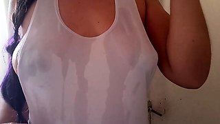Wet T-Shirt: What Would You Do to My Big Boobs?