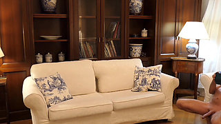 Blonde Mature Wife Enjoys Sex in Stockings