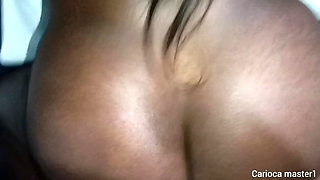 Hot Black Girl Making Carioca Cum