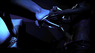 Nurse Maple’s Midnight Session Shoe-job & Red Nylon Foot-job