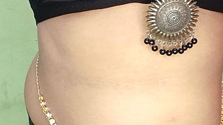 Indian BBW Bhabhi Dance and Sex Saree Blouse Clear Hindi Voice