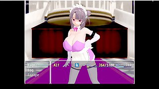 Damsel Lucy takes control and hammers her hero in a fierce battle