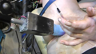 Far Spread Pussy Fucked by Machine 328 F