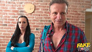 Faux hostel - hubby and wife share a bed with young and guess what happens next?!