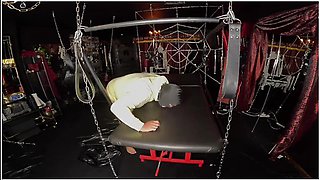 Slave Has To Lick Up Pee!